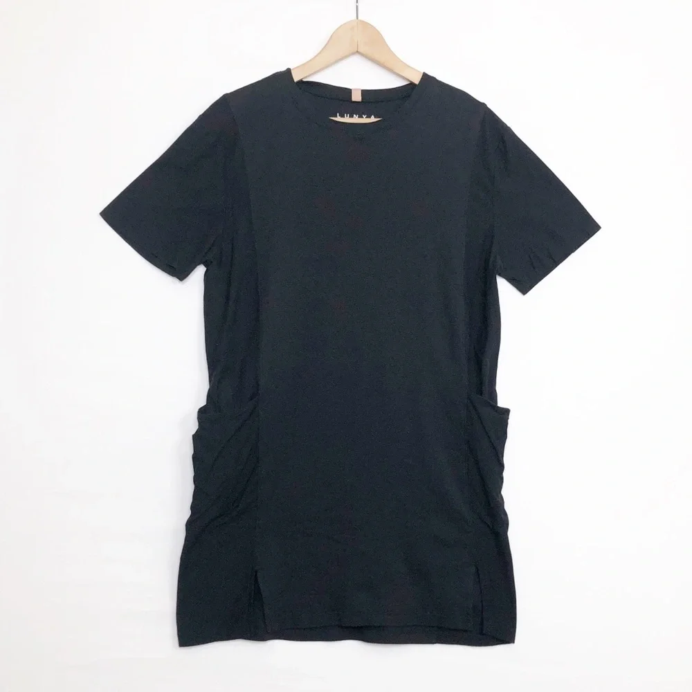 Lunya Black mini dress